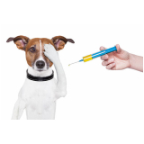 onde faz aplicação de vacina para carrapato em cachorro Recreio São Jorge